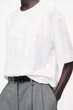Футболка жіноча COS oversized cotton t-shirt 1276265001 L Білий - изображение 3