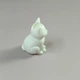 Миниатюрная ваза для кошачьих усов Кот из PLA-пластика 40 мм Усятница белая - изображение 7
