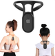 Коректор постави для здоров'я спини Posture training device Розумний коректор постави для моніторингу постави USB Чорний - зображення 4