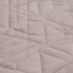 Покрывало стеганое хлопковое 200×230 см для дома кофейный PS-7085 - зображення 3