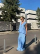 Жіночий літній костюм з воланом (жилет+брюки) Uaclothes 42-44 Блакитний (like38838-192741349) - изображение 1