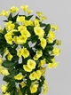 Штучна ампельна петунія, 50 см, жовтий, К12024 - зображення 5