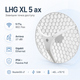 Точка доступа MikroTik LHG XL 5 ax PoE 5 GHz Белый (LHG-5axD-XL) - изображение 1