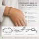 Браслет-цепочка женский серебро 925 застежка карабин стиль Pandora 7120 - изображение 3