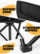 Пляжный набор для отдыха 2 кресла с зонтом и сумкой-холодильником для кемпинга пикника рыбалки черный (49676208) - изображение 7