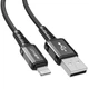 Дата кабель Acefast C1-02 USB to Lightning 2.4A (1.2m) Black - зображення 2