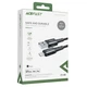 Дата кабель Acefast C1-02 USB to Lightning 2.4A (1.2m) Black - зображення 4