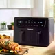 Мультипіч (аерофритюрниця) Cuisinart AIR-TWIN AFD10OBLE Чорна - зображення 3