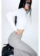 Джинси Кльош жіночі H&M 271216001_lightgrey 42 Світло-сірі (2727000121327) - зображення 2