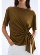 Топ женский H&M 271299848 XS Оливковый (2727000135652) - изображение 2