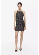 Платье короткое летнее женское H&M 271176262 40 Черное (2727000142568) - изображение 2
