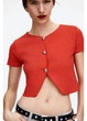 Кардиган женский H&M 271276112 S Красный (2727000119591) - изображение 2