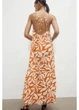 Сарафан женский летний H&M 271231379_orange XL Оранжевый/Кремовый (2727000121594) - изображение 2