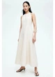 Платье длинное летнее женское H&M 271283622 36 Кремовое (2727000117504) - изображение 1
