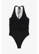 Боди-майка женская H&M 271197488 XS Черная (2727000116453) - изображение 1