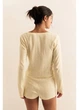 Пижамные шорты хлопковые женские H&M 271266545_ligtyellow L Светло-желтые (2727000115760) - изображение 2