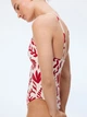 Купальник слитный женский H&M 271295096 XL Белый/Красный (2727000143589) - изображение 2
