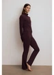 Спортивная кофта женская H&M 271243210_plum L Сливовая (2727000120535) - изображение 3