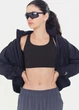 Спортивный топ для фитнеса женский H&M 271124757_black S Черный (2727000106744) - изображение 1