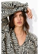 Блузка жіноча H&M 271281156 M Темно-сіра (2727000118112) - зображення 3