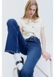 Кардиган женский H&M 271276112 XXS Молочный (2727000137922) - изображение 1