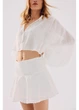 Спідниця міні літня жіноча H&M 271218260_white 42 Біла (2727000128371) - зображення 4