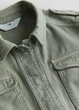 Подростковая джинсовая куртка для девочки H&M 271208981 158 см Светло-зеленый хаки (2727000101596) - изображение 2