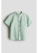 Детская рубашка для мальчика H&M 271217934 104 см Светло-зеленая (2727000112134) - изображение 1