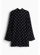 Платье короткое осеннее женское H&M 271243100 S Черное (2727000128609) - изображение 1