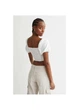 Топ женский H&M 271063647 M Белый (2727000131456) - изображение 2