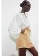 Шорты женские H&M 271229305 L Светло-коричневые (2727000133108) - изображение 3