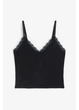 Топ женский H&M 271162889 S Черный (2727000131364) - изображение 1