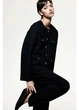 Піджак класичний короткий жіночий H&M 271231352 3XL Чорний (2727000127473) - зображення 4