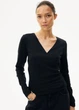 Пуловер женский H&M 271237212 M Черный (2727000107932) - изображение 1