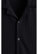 Сорочка літня оверсайз чоловіча H&M 271276099 S Чорна (2727000134280) - зображення 5
