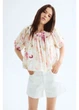Блузка жіноча H&M 271289142 M Кремова (2727000117894) - зображення 1