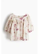 Блузка жіноча H&M 271289142 M Кремова (2727000117894) - зображення 4