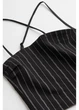 Топ женский H&M 271067128 L Черный/Белый (2727000137618) - изображение 3