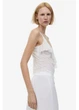 Топ жіночий H&M 271171522_cream XL Кремовий (2727000139179) - зображення 4