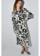 Сукня міді осіння жіноча H&M 271229390 S Кремова (2727000118044) - зображення 1