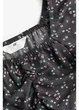 Подростковая блузка для девочки H&M 271145349 158 см Черный/Цветы (2727000122461) - изображение 2