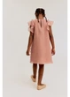 Детское летнее платье для девочки H&M 271275398 104 см Грязно-розовое (2727000119027) - изображение 4