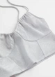 Топ женский H&M 271078156 XXS Светло-серый/Серебряный (2727000104610) - изображение 2