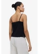 Топ женский H&M 271171522 2XL Черный (2727000130350) - изображение 2