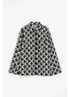 Сорочка жіноча H&M 271207641 S Чорний/Кремовий (2727000134099) - зображення 1