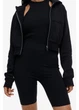 Спортивные шорты женские H&M 271154509 XXS Черные (2727000125684) - изображение 1
