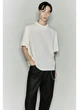 Футболка хлопковая длинная мужская H&M 271245825 XL Кремовая (2727000132491) - изображение 1