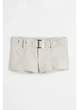 Шорты женские H&M 271047236 40 Светло-серые (2727000144357) - изображение 1