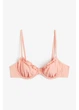 Верхняя часть купальника женская H&M 271164664_lightpeach 80B Светло-персиковая (2727000140762) - изображение 1