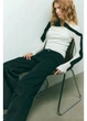 Джинси Кльош жіночі H&M 271216001 32 Чорні (2727000120375) - зображення 1